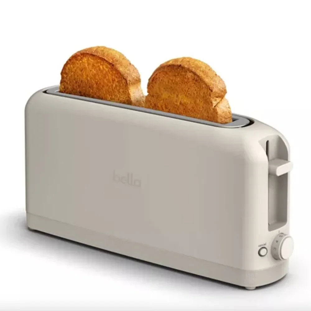 bella 2-Slice Slim Toaster Oatmilk
